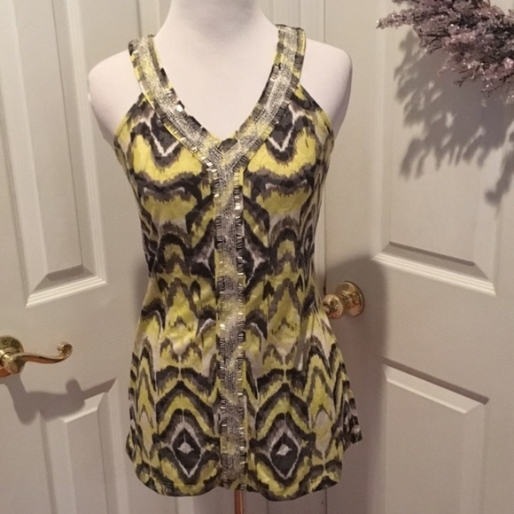 INC beaded top, small, EUC - Picture 2 of 4